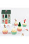Festive House Cupcake Kit - New Year's House Cupcake Kit (24 Pieces) - 2