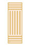 Gold Line Pattern Twill Silk Shawl - 4