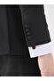 Black Men's Slim Fit Straight Pointed Collar Tuxedo Suit - 7