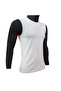 Men's Under Shirt White 100% Cotton Vests Sport -Lounge T-shirt Wide shoulder, Made in Egypt - 3