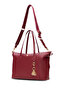 Claret Red Women's Shoulder Bag Us25599 Online Exclusive - 3