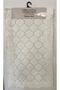 Cotton Pasta Tufting 2-Piece Toilet Seat Set, Bathroom Set, Bath Mat Set, Seashell, Cream (Beige) - 3