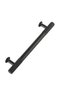 Drawer Cover Handle Aluminum Metal Black Paint t Bar (Serrated Bar) Handle Furniture Kitchen - 3