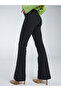 Women's Black High Waist Spanish Leggings with Push up Effect - 4