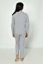 Girls' Cotton Elastane Fabric Pajama Set 9170 - 2