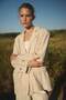 Visolin Striped Blazer - Natural - 6