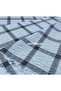 Fiber Lined Water Ripple Path Checkered Non-Slip Pvc Round Oilcloth Tablecloth