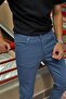 Men's Slim-fit, Slim-Fit, Gabardine Trousers - 7