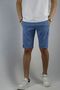 Men's Blue Waist Latex Embroidery Detail Shorts & Bermuda - 3