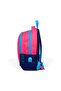Pink-dark blue Primary and Secondary School Backpack - With USB and Aux Outlet - Girl - 4