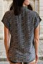 Black Polka Dot Short Sleeve Regular Fit Shirt - 2