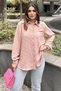 Long Balloon Sleeve Cotton Shirt - Relaxed Fit Women's - 6