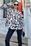 Brown Satin Patterned Classic Casual Dobe Shirt - 6