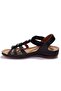 157362C Black Orthopedic Daily Women's Sandals - 3