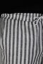 Men's Striped-linen Shorts with Elastic Waist - 5