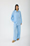 Wide Leg Modal Trousers - 5
