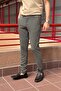Men's Textured Stretch Fabric Old Money Culture Polyviscose Fabric Pants 24Inp288 - 4