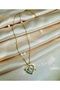 Heart Shaped Pendant Necklace For Women, 18K Gold Plated Steel | Tarnish-free | Water Resistant - 2