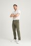 Men's, cotton, flexible, large size, old money culture, chino-canvas, pants 24INP275 - 3