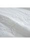 Paye Double Duvet Cover Set 100% Organic Cotton Percal Embroidered Lace Cream 200X220 cm - 7