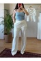 Krem Keten Pantolon - 3