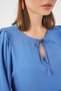 Women's Balloon Sleeve Long Hijab Dress 2464 - Indigo - 5