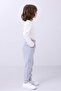 Comfortable Unisex Children's Sweatpants with Elastic and Fleece Inside Pocket Gray - 3
