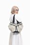 Large Tote Bag Beige & Black Niesha Allure - 5