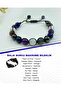 Certified Pisces Natural Stone Macrame Bracelet212188