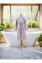 Unisex Bathrobe 100% Cotton Velour Large & Extra Large, 400 GSM, Ankle-Length with Shawl Collar