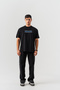 Unisex Black "Best Borz Time" Text Detailed Cotton Fabric Oversize Fit Crew Neck T-Shirt - 8