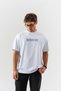 Unisex White "Best Borz Time" Text Detailed Cotton Fabric Oversize Fit Crew Neck T-Shirt - 2