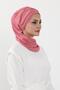 Stylish Ready-To-Wear Turban with Metal Accessories, Dark Pink, Ht-94 - 6