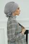 Elegant Ready-To-Wear Turban,Gray,Ht-92 - 5