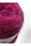 Crimson Dark Rose Dry Color Ample Pile Mohair Wool Knitting Rope - 3