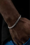 Men's Gray Chain Model Titanium Imported Non-Tarnish Steel Men's Chain Necklace and Bracelet - 3