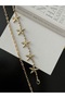 5-Piece Gold Star Detailed Adjustable Chain Women's Belt Waist Belt Skirt Belt Dress Belt - 4