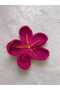 Women's Violet Buckle / Embroidered Floral Knitted Buckle - 2