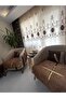 New Fashion Luxury Velvet Sponge Sofa Bed Cover (12-Piece Set 3, 3, 1, 1) Light Brown - 5