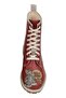 Women's Vegan Leather Orange Long Boots - Warner Bros Tom and Jerry Design - 6