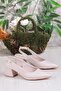 110-420 Fls Open Back Thick Heel Classic Women's Shoes - 5