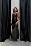 Black Sequined Strap Dress - 3