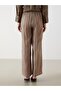 Lcwaikiki Women's Classic Elastic Waist Textured Trousers - 4