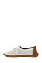 166102.Z5Fx White Women's Flat Shoes - 3