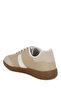 Women Classic Lace-Up Flatform Sneaker in Beige - 3