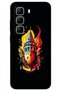 Infinix Hot 50 Pro Plus 4g Case Hd Pattern Printed Back Cover - Yellow Red Galata