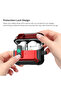 Samsung Galaxy Buds3 Case & Galaxy Buds 3 Pro Case Cover |Rugged Armor Shockproof Case -red - 3