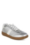 Women Lace-Up Metallic Sneaker in Silver - 2