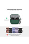 Samsung Galaxy Buds 3 Pro / Samsung Galaxy Buds 3 Case Cover | Silicone case Dark green - 2