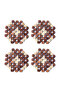 4Pcs Wooden Coasters,Kitchen Mats,Table Mats,BB3030